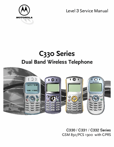 Motorola C330 C331 C332 Series Level 3 Service Manual Dual Band Wireless Telephone C330 Series - (7.384Kb) pag. 57
